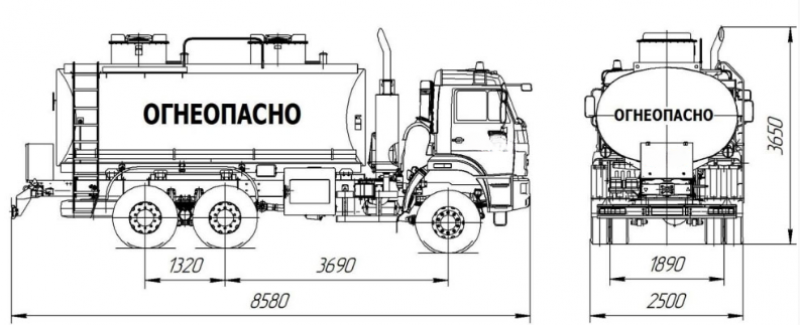 НефАЗ 5633-1010-15 Емкостно-наливная техника (автоцистерна)