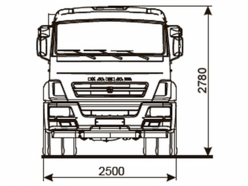 43253-3910-69(G5) Шасси КамАЗ