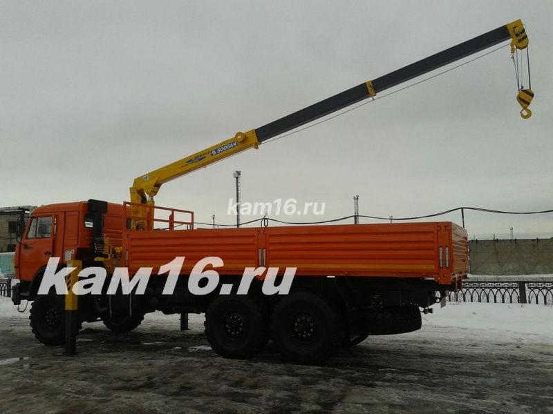 КАМАЗ 43118 с КМУ Soosan 513 (без электроники)