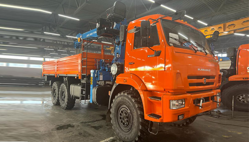 КамАЗ 43118 с КМУ АПС SCS736L Спецтехника КАМАЗ